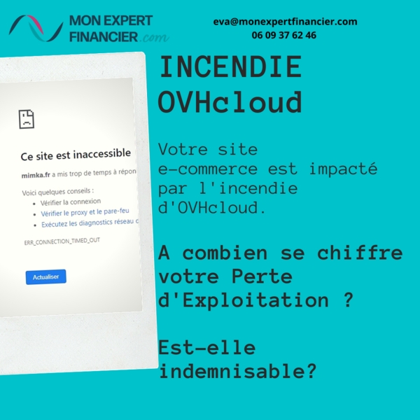 Incendie d'OVHcloud, la Perte d'Exploitation est-elle indemnisable?