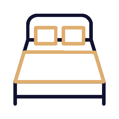 Wired outline 508 bedroom bed