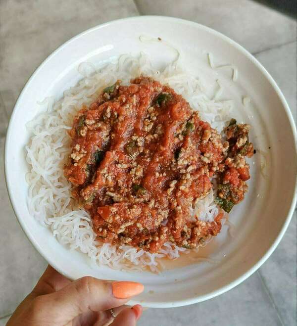 Spaghettis de Konjac Bolognaise