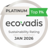 médaille de platine ecovadis 2026
