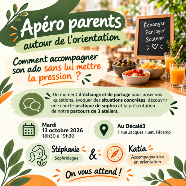 Apéro Parents spécial Orientation, le 13 octobre 2026