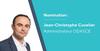 Nomination Jean-Christophe Cuvelier