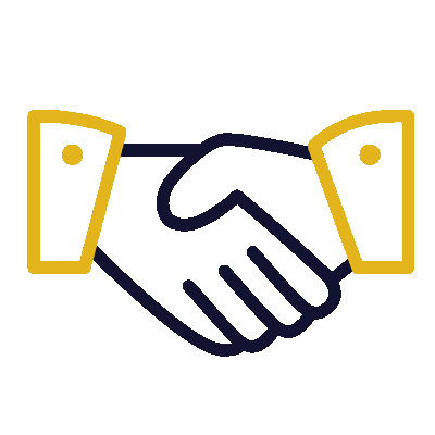 Wired outline 456 handshake deal hover pinch
