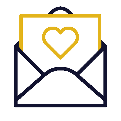 Wired outline 3009 love letter hover pinch