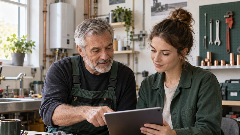 Accompagnement numérique intergénérationnel des artisans du bâtiment