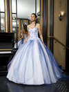 Robe bleue princesse