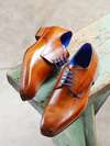 Chaussure homme derby marron