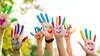 mains d'enfants