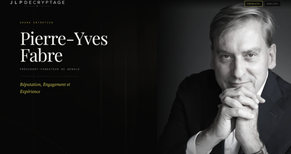 Grand Entretien - Pierre-Yves Fabre