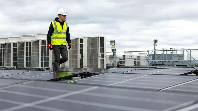Sur toiture terrasse étanchée