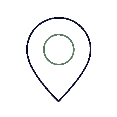 Wired outline 18 location pin hover jump