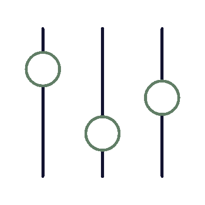 Wired outline 201 settings sliders hover change