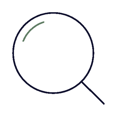 Wired outline 19 magnifier zoom search hover spin