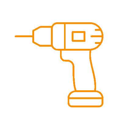 Wired outline 1653 drilling machine hover pinch