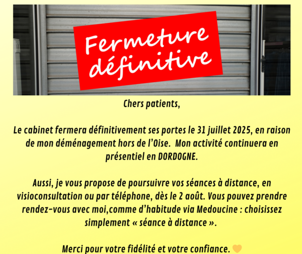 Fermeture définite à Senlis