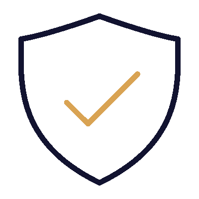 Wired outline 457 shield security hover pinch