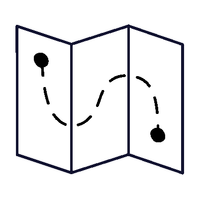 Wired outline 106 map hover pinch
