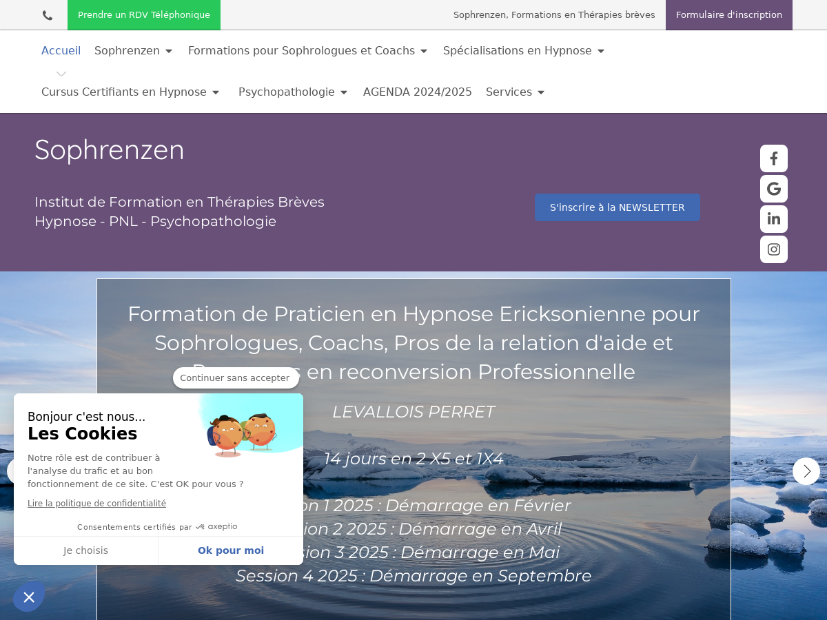 Exemple de site internet de Formation professionnelle à Levallois Perret