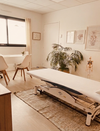 consultation ostéopathique en séance avec patient