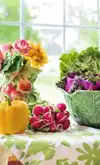 personalized nutritional profile featuring a variety of foods