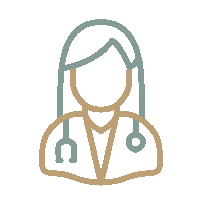 Wired outline 673 female doctor care