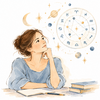 portrait professionnel de Françoise Guet Brohan astropsychologue experte