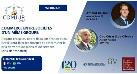 Webinar CCBF : Prix de Transfert