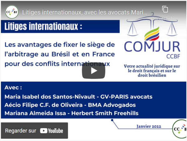 Replay Webinar Arbitrage & litiges internationaux