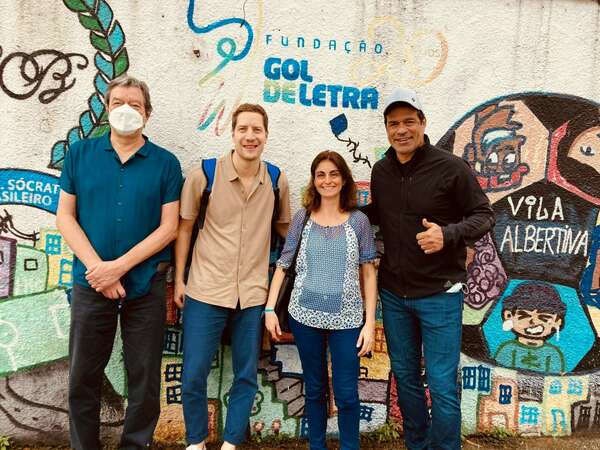 Visite de la fondation Gol de Letra à São Paulo