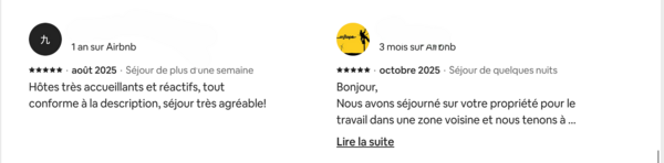 L'importance des avis