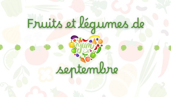 Calendrier fruits et légumes: septembre