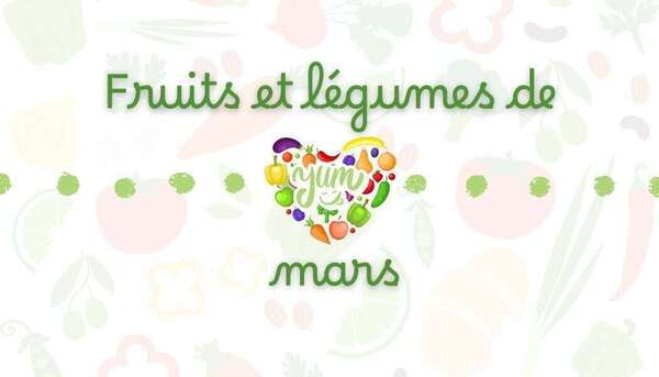Calendrier des fruits et légumes : mars