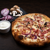 pizza napolitaine garnie d'ingrédients frais et savoureux