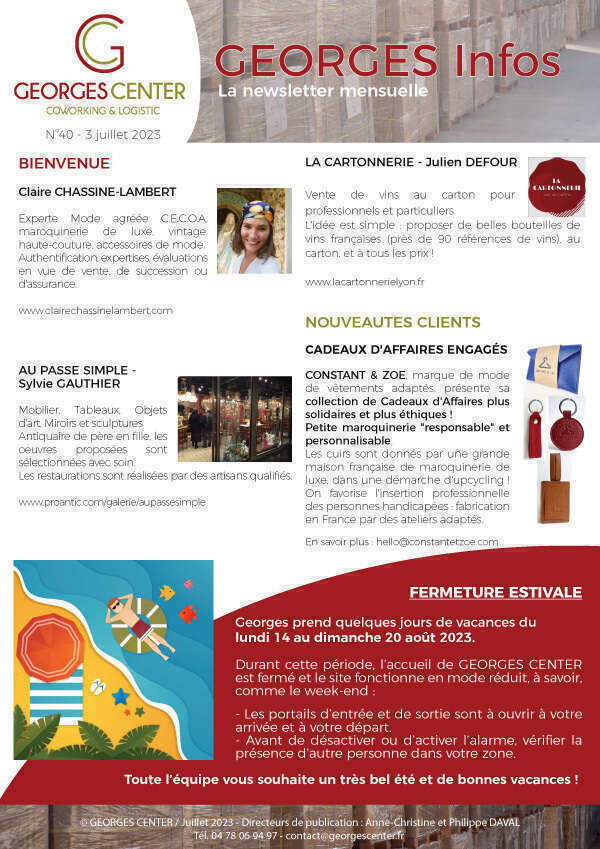 Georges Infos - Juillet 2023