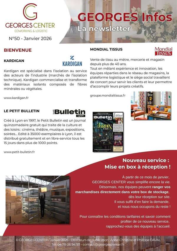 Georges Infos - Janvier 2026