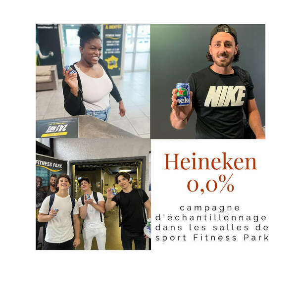Heineken 0,0% chez Fitness Park
