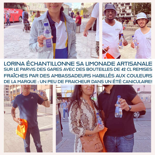 Lorina propose sa limonade artisanale fraîche !