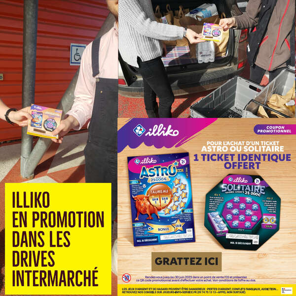 Illiko  en promotion dans les drives Intermarché