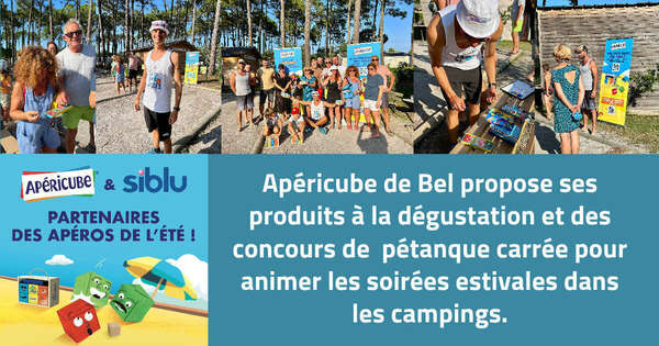 Apéricube dans les campings Siblu