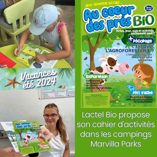 Lactel Bio dans les campings Siblu