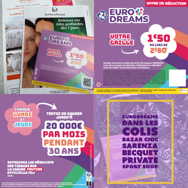 Eurodreams en asilage colis