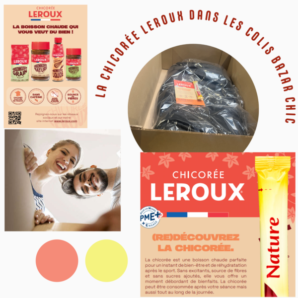 La chicorée Leroux dans les colis Bazar Chic