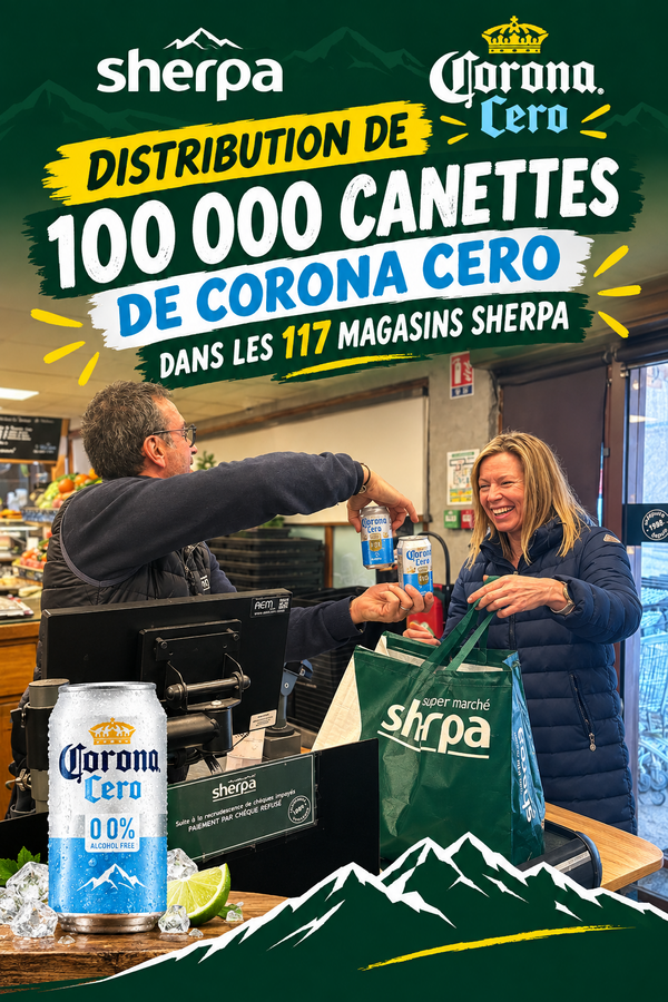 Corona Cero chez Sherpa