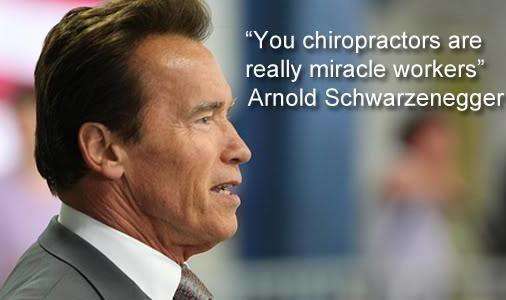 Arnold Schwarzenegger s'exprime au sujet de la Chiropraxie