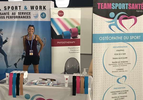 marie messager Osteopathe du sport à la run Disney 2018