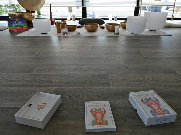 Retour sur le bel atelier Yoga de la femme et sonothérapie au Club Bien-être de Gujan Mestras