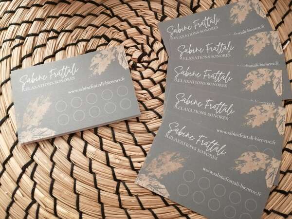 Arrivée des cartes de fidélité pour vos relaxations sonores