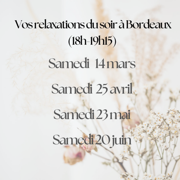 Rappel des  dates à retenir à Bordeaux pour 2026
