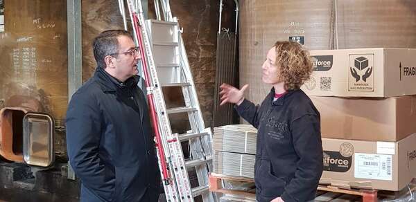 Les Rencontres Economiques du Nord Toulousain : visite du vignoble Le Domaine des Pradelles à Vacquiers