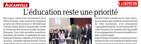 Voeux 2018 à Aucamville